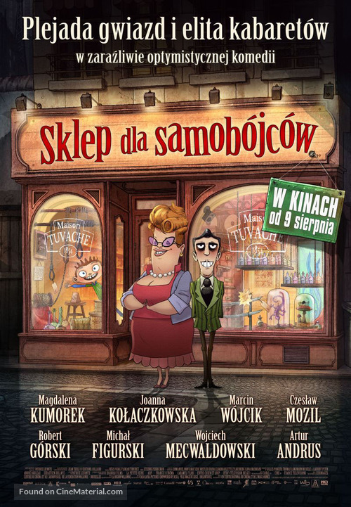 Le magasin des suicides - Polish Movie Poster