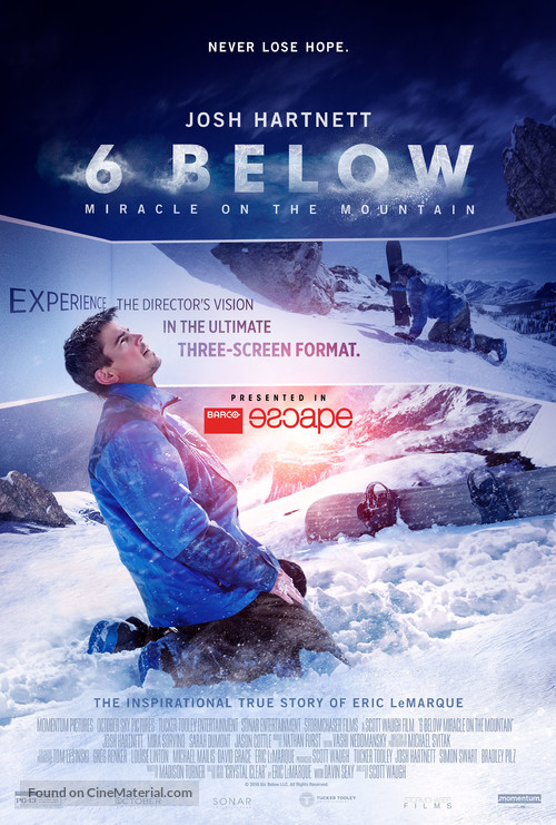 6 Below: Miracle on the Mountain - Movie Poster