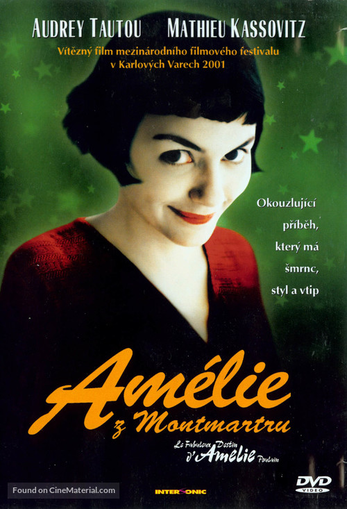 Le fabuleux destin d&#039;Am&eacute;lie Poulain - Czech DVD movie cover