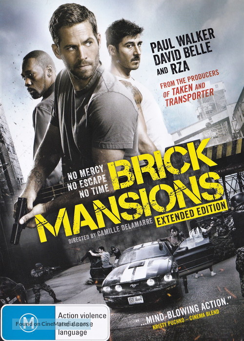 Brick Mansions - Australian DVD movie cover
