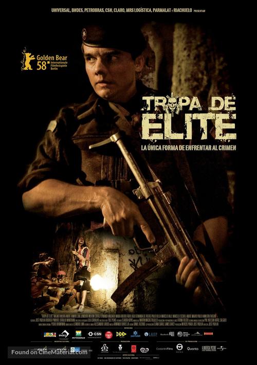 Tropa de Elite - Argentinian Movie Poster