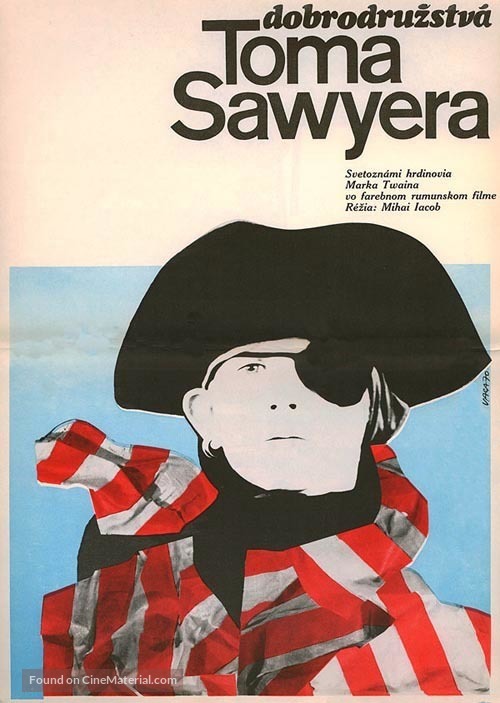 &quot;Les aventures de Tom Sawyer&quot; - Czech Movie Poster