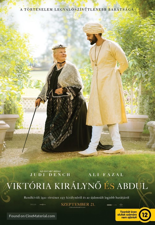 Victoria and Abdul - Hungarian Movie Poster