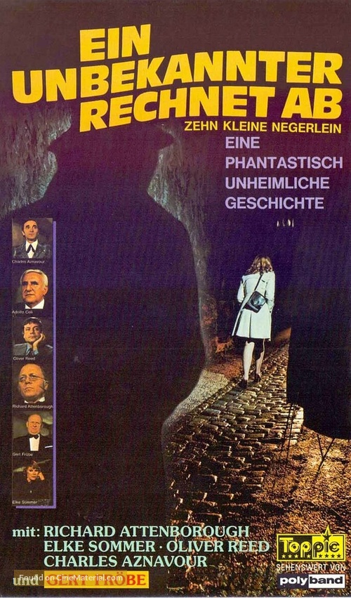 Ein unbekannter rechnet ab - German VHS movie cover
