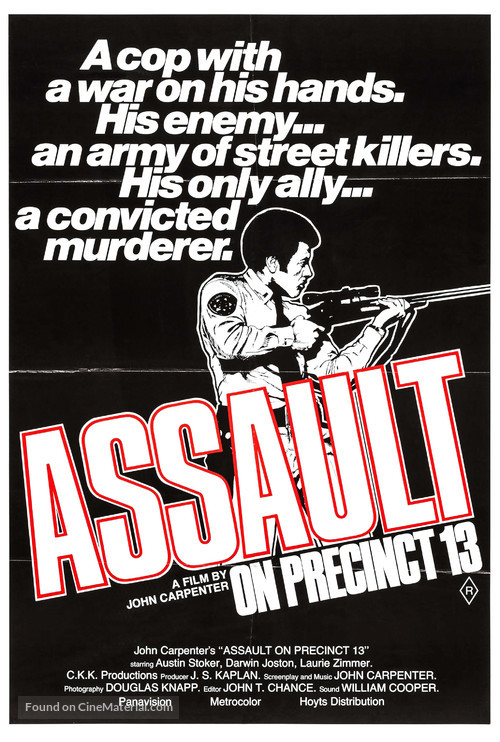 Assault on Precinct 13 - Australian Movie Poster