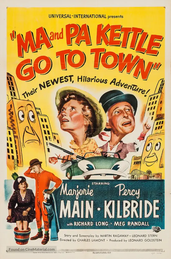 Ma and Pa Kettle Go to Town - Movie Poster