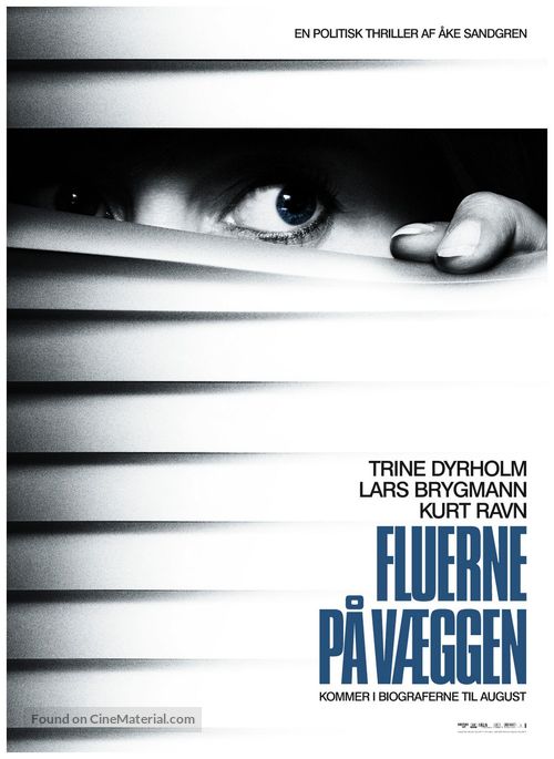 Fluerne p&aring; v&aelig;ggen - Danish Movie Poster