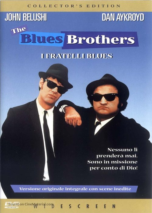 The Blues Brothers - Italian DVD movie cover