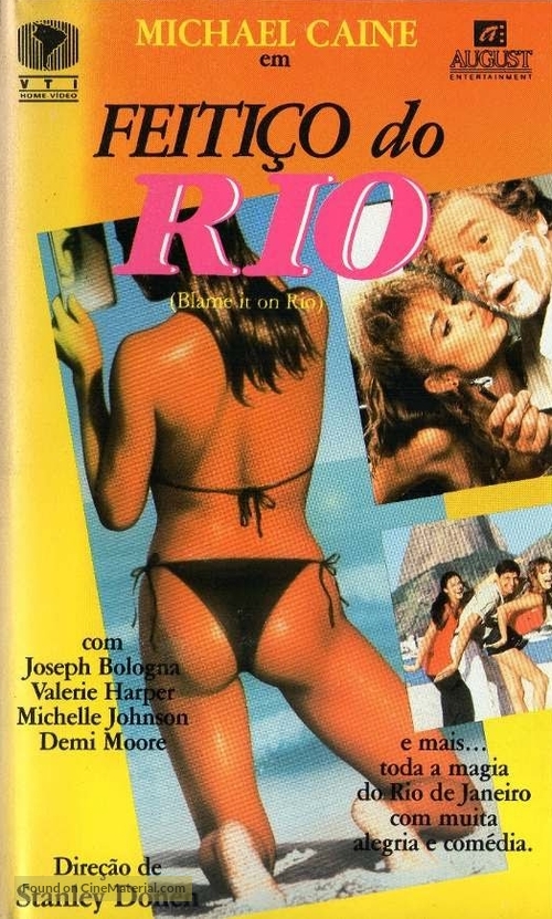 Blame It on Rio - Brazilian VHS movie cover