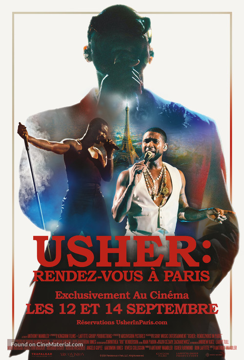 Usher: Rendezvous in Paris - French Movie Poster