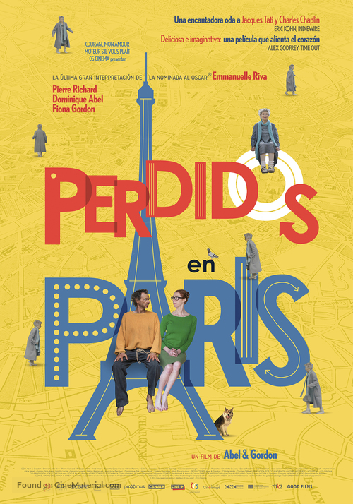 Paris pieds nus - Spanish Movie Poster