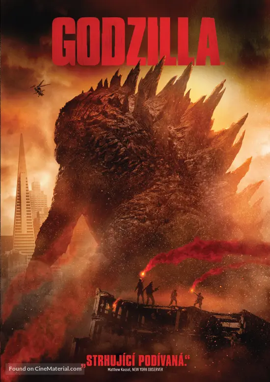 Godzilla - Czech DVD movie cover