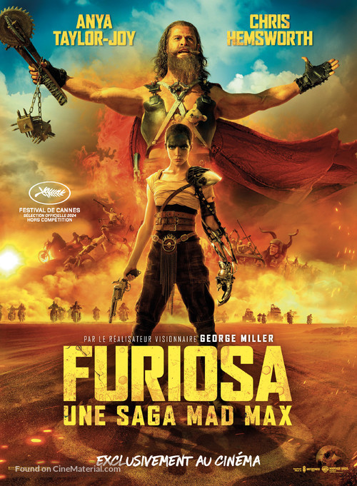 Furiosa: A Mad Max Saga - French Movie Poster