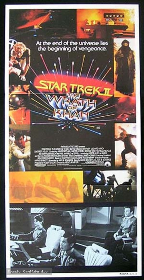 Star Trek: The Wrath Of Khan - Australian Movie Poster
