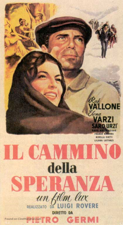 Cammino della speranza, Il - Italian Movie Poster