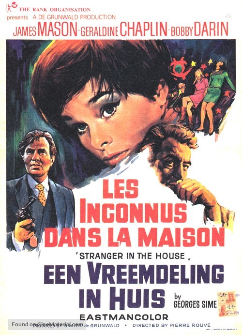 Stranger in the House - Belgian Movie Poster