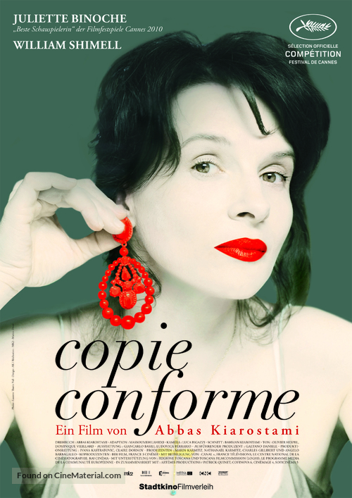 Copie conforme - Austrian Movie Poster