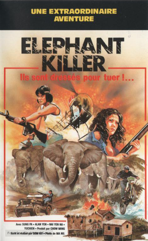 Killer Elephants - French VHS movie cover