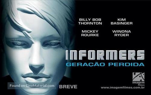 The Informers - Brazilian Movie Poster