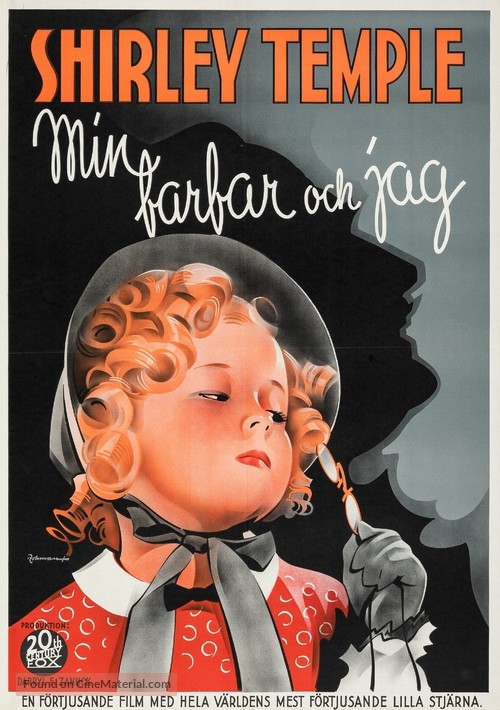 Little Miss Broadway - Swedish Movie Poster