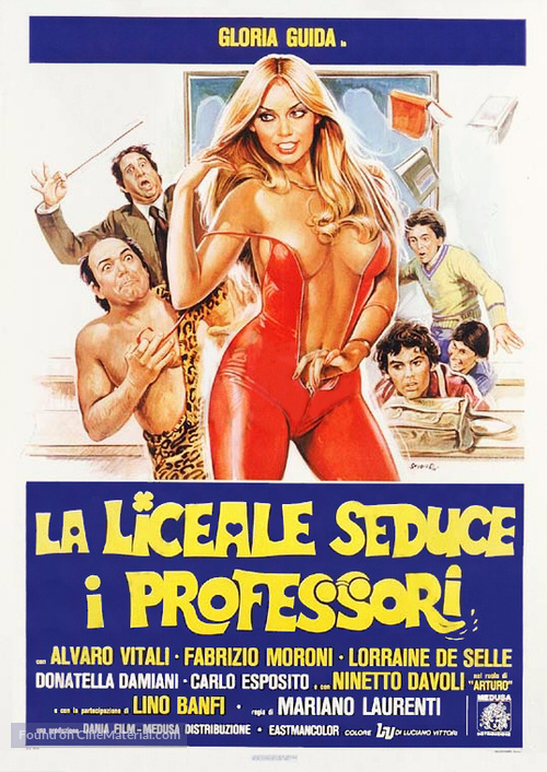 La liceale seduce i professori - Italian Theatrical movie poster
