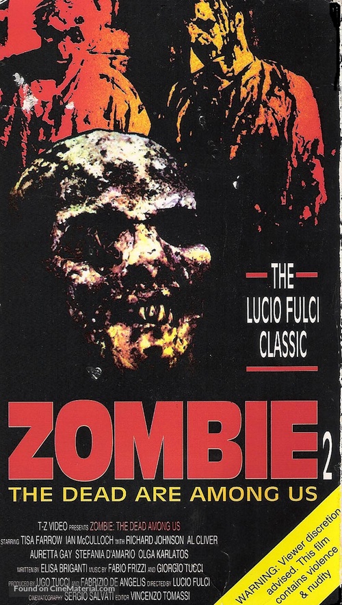 Zombi 2 - VHS movie cover