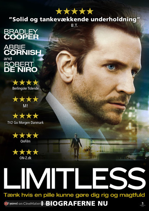 Limitless - Danish Movie Poster
