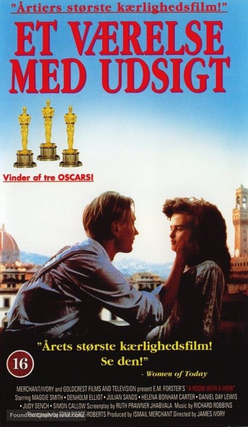 A Room with a View - Danish VHS movie cover