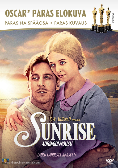 Sunrise: A Song of Two Humans - Finnish DVD movie cover