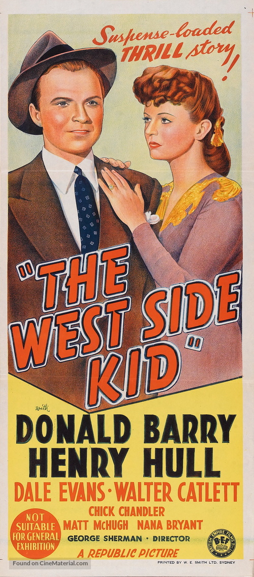 The West Side Kid (1943) Australian movie poster