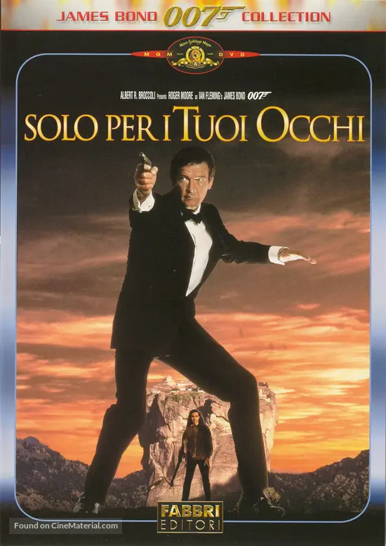 For Your Eyes Only - Italian Movie Cover