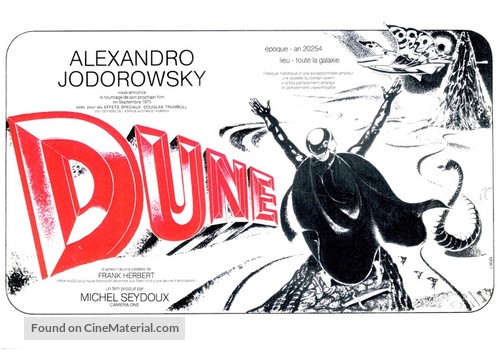 Jodorowsky&#039;s Dune - French Movie Poster
