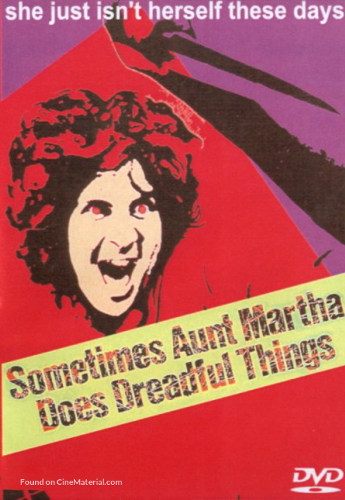 Sometimes Aunt Martha Does Dreadful Things - DVD movie cover