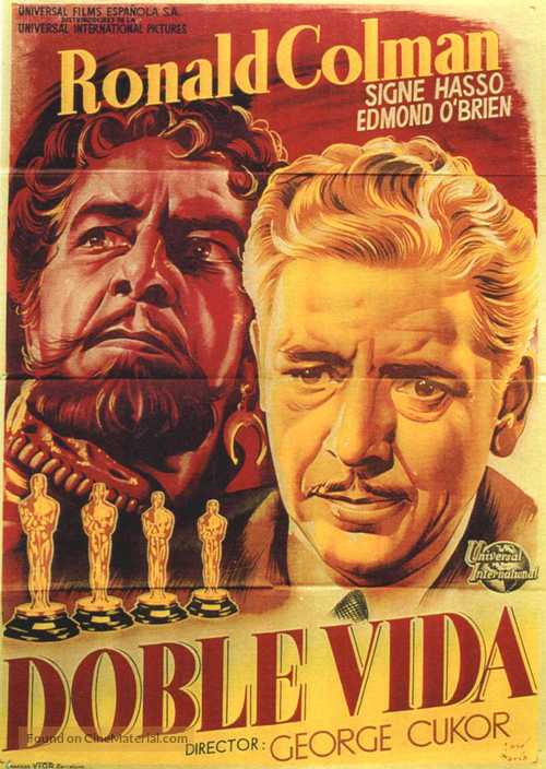 A Double Life - Spanish Movie Poster
