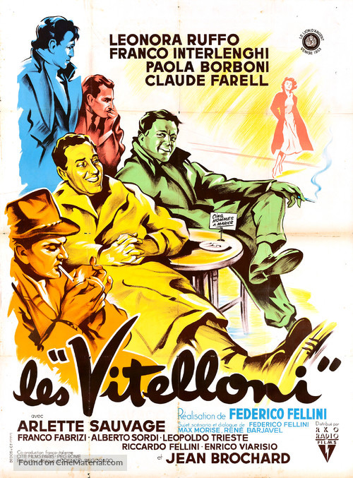 I vitelloni - French Movie Poster
