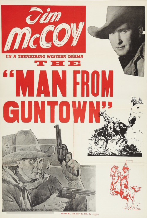 Man from Guntown - Re-release movie poster