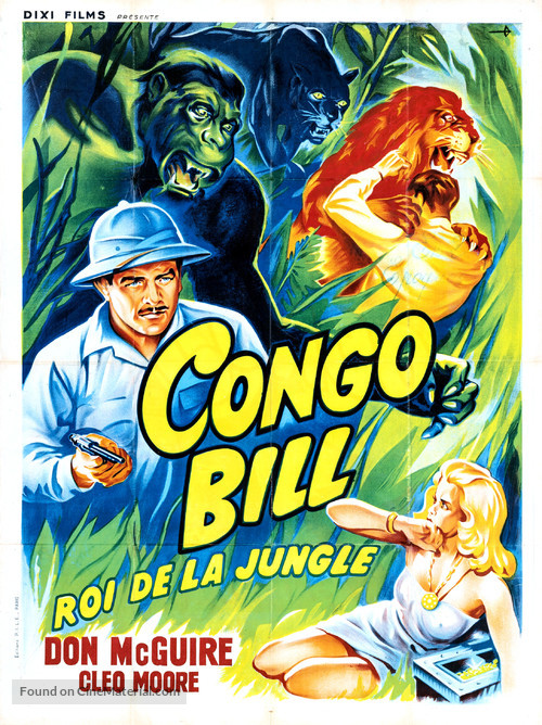 Congo Bill - French Movie Poster