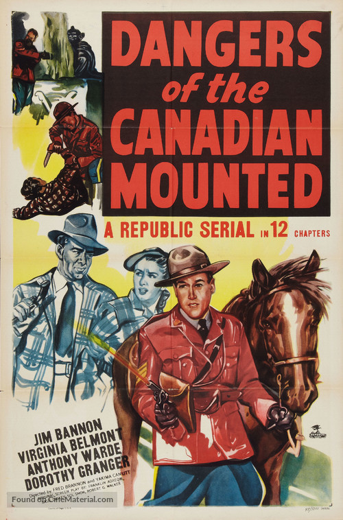 Dangers of the Canadian Mounted - Movie Poster