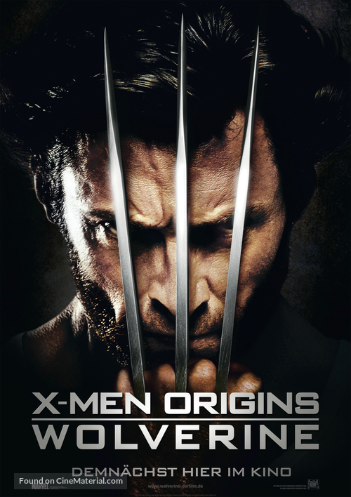 X-Men Origins: Wolverine - German Movie Poster