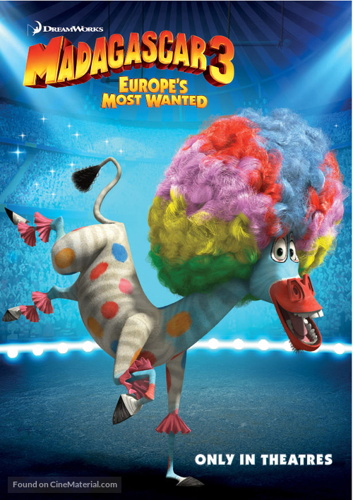 Madagascar 3: Europe&#039;s Most Wanted - Movie Poster