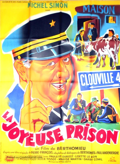 La joyeuse prison - French Movie Poster