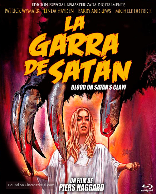 Satan&#039;s Skin - Spanish Blu-Ray movie cover
