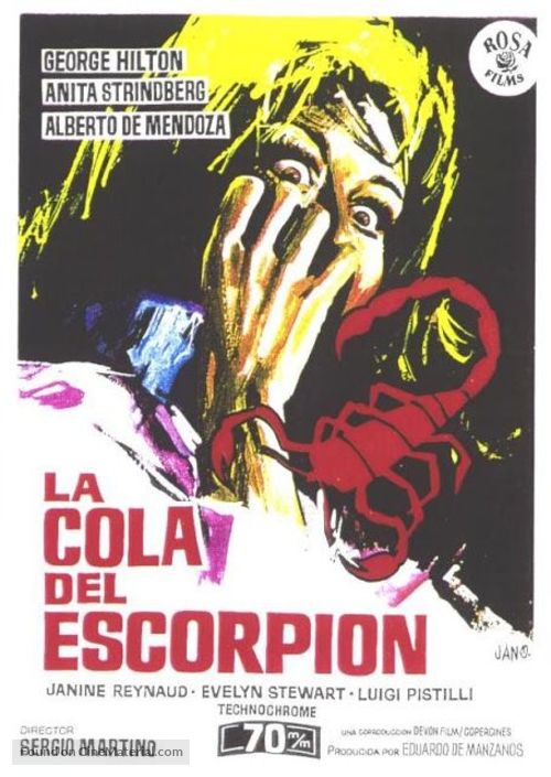 La coda dello scorpione - Spanish Movie Poster