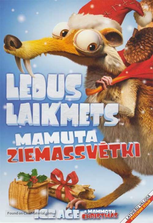 Ice Age: A Mammoth Christmas - Latvian Movie Poster