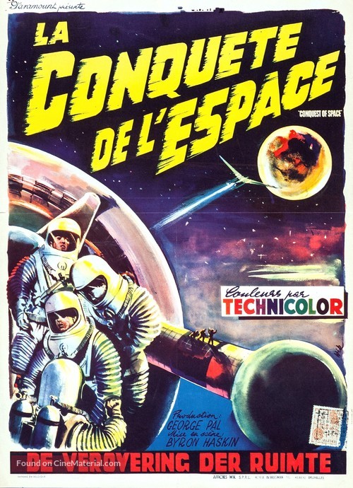 Conquest of Space - Belgian Movie Poster