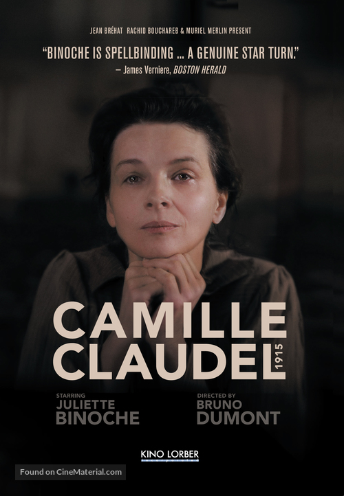 Camille Claudel, 1915 - DVD movie cover