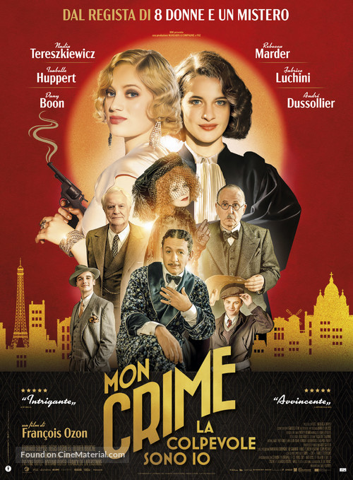 Mon crime - Italian Movie Poster