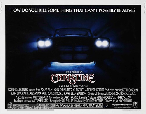 Christine - British Movie Poster