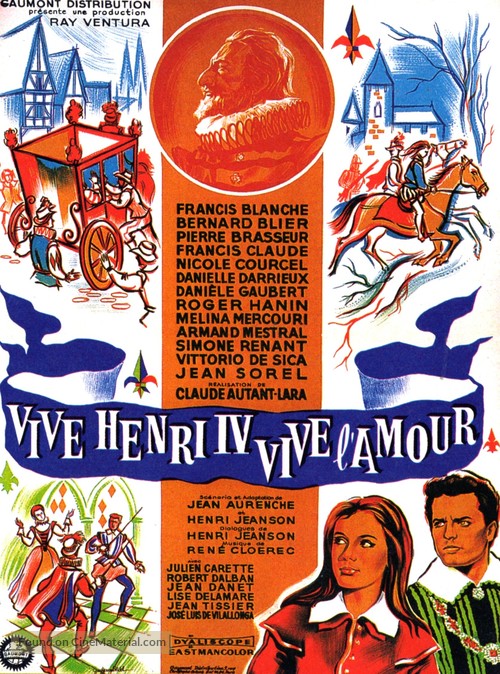 Vive Henri IV... vive l&#039;amour! - French Movie Poster