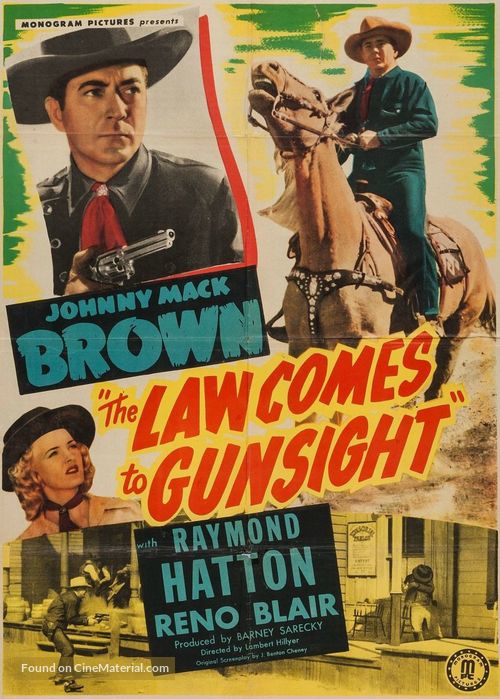 Law Comes to Gunsight - Movie Poster